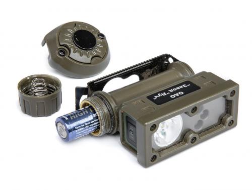 Russian Ratnik 6E2 torch. Powered by one AA battery. Battery not included.