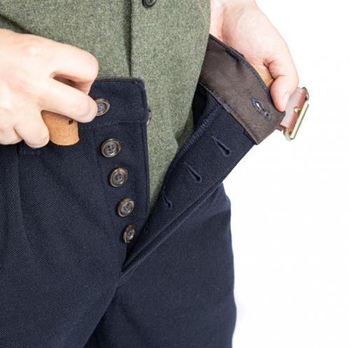 Särmä Worker Pants, Wool. Button fly, of course.