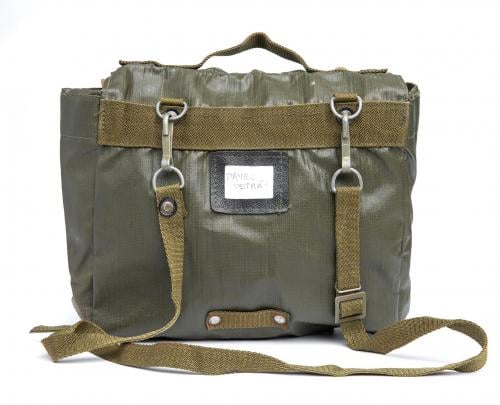 Czech M85 Shoulder Bag, surplus. Name tag pocket and stabilizer attachment in the back.