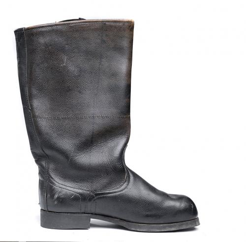 Soviet fireman's leather boots #1.