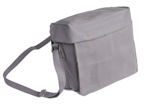 Danish gasmask bag, gray, surplus Danish gasmask bag, gray, surplus
