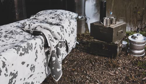 Särmä Duvet Cover Set, M05 Snow Camo.