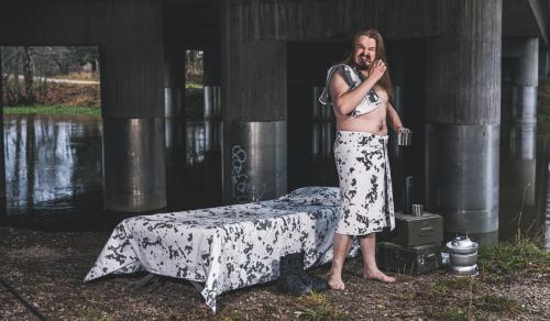Särmä Duvet Cover Set, M05 Snow Camo.