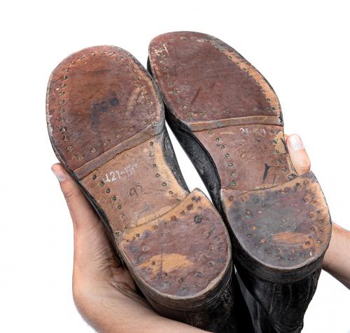 Soviet marine leather boots #2.