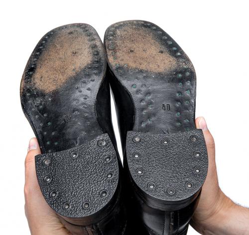 Soviet "Tom of Finland" leather boots.