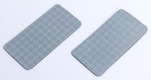Police Prismatic reflector patch, 50 x 100 mm, 2 pcs.