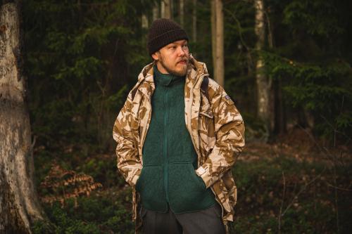 Dutch KL Flame Resistant Bear Shirt, Wool, surplus.
