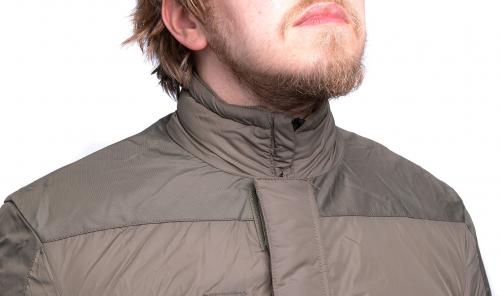 Dutch Softie Jacket, surplus. The collar rises up to protect the neck. Note the shoulder reinforcements.