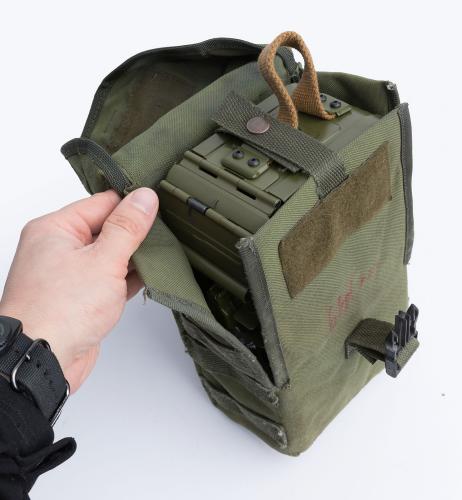 Särmä TST PKM ammo can pouch, 100 rnd, prototype, used.