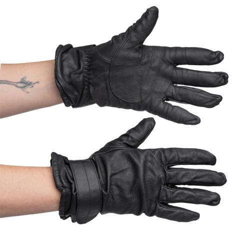 Austrian leather gloves, lined, surplus Austrian leather gloves, lined, surplus