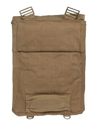 Danish Pattern 37 style pack, green/tan, w/o shoulder straps, surplus.