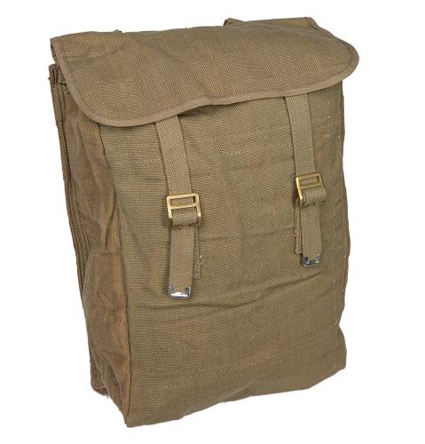 Danish Pattern 37 style pack, green/tan, w/o shoulder straps, surplus Danish Pattern 37 style pack, green/tan, w/o shoulder straps, surplus