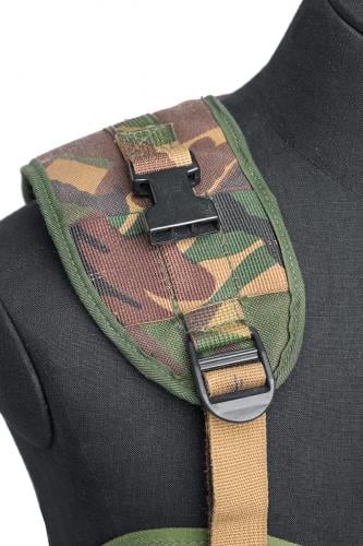 Dutch M93 ALICE-style Combat Vest w.o. Belt, DPM, Surplus. Adjustable harness / yoke with female side-release buckles for a Rock-Or-Something.
