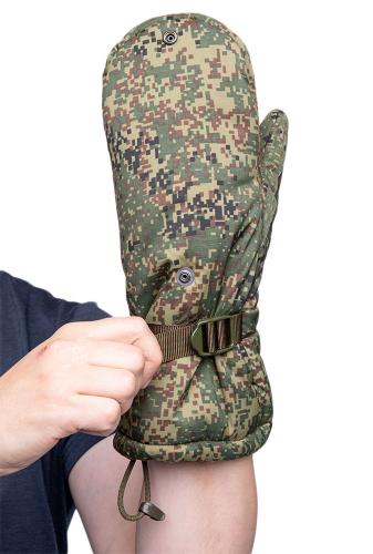 Russian combat mittens, Digiflora, surplus.