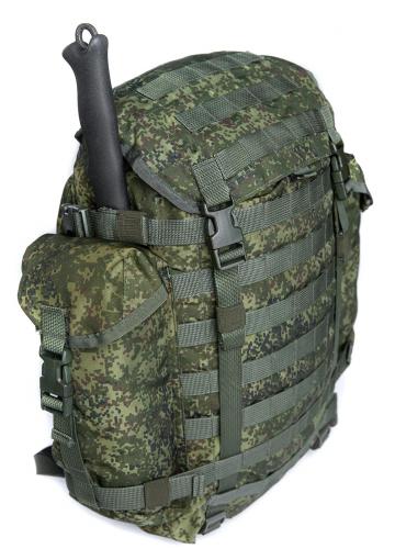 Russian 6Sh112 daypack, Digiflora, surplus. You can stuff items behind the side pockets.