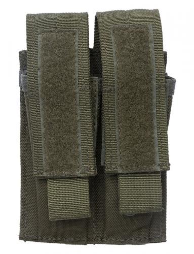 Blackhawk Double Pistol Mag Pouch, green, surplus Blackhawk Double Pistol Mag Pouch, green, surplus