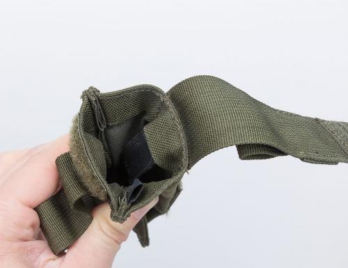 Blackhawk Open Top Single Pistol Mag Pouch, green, surplus.