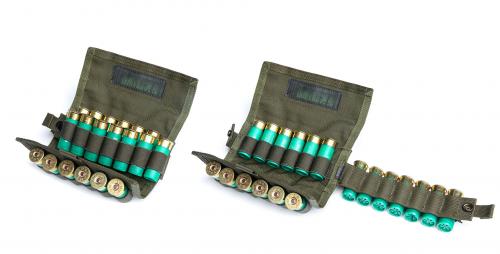 Blackhawk Shotgun 19-Round Vertical Pouch, Green, Surplus, unissued.