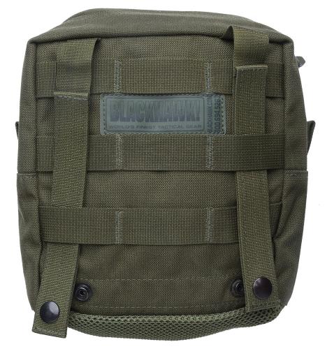 Blackhawk Large Utility Pouch, green, surplus. Attaches to a 4x5 area of PALS webbing.