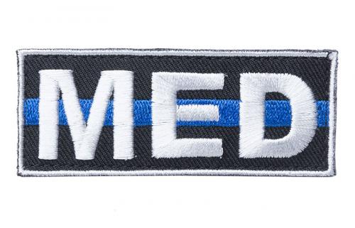 Kaaos Gear MED Thin Blue Line morale patch Kaaos Gear MED Thin Blue Line morale patch