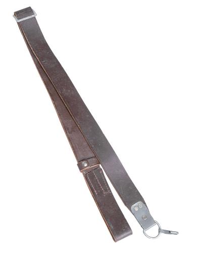 Soviet AK-47 sling, leather, surplus Soviet AK-47 sling, leather, surplus