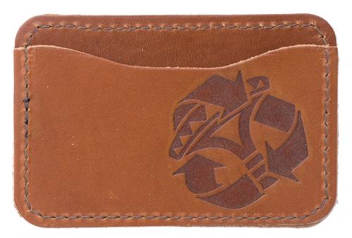 Jämä Card Wallet, Leather. Honey