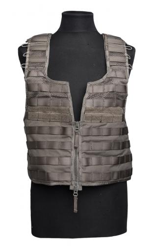 Swedish SVS 12 Combat Vest With Pouches, Green, surplus.