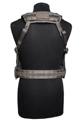 Swedish SVS 12 Combat Vest With Pouches, Green, surplus.