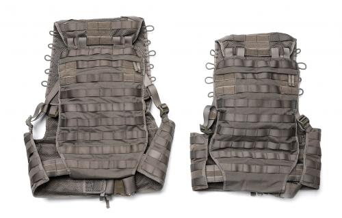 Swedish SVS 12 Combat Vest With Pouches, Green, surplus. 