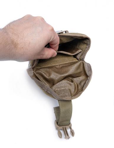USMC MOLLE Optical Instrument Padded Case, Coyote Brown, Surplus.