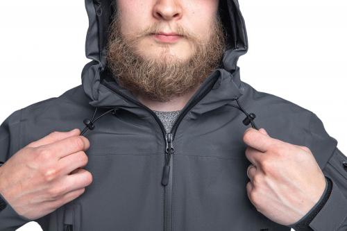 Särmä Hardshell Jacket. Functional hood adjustments.