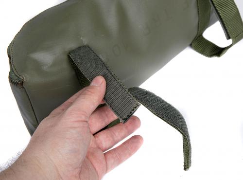 French Rubberized Pouch, Surplus. Velcro, sticky-sticky!