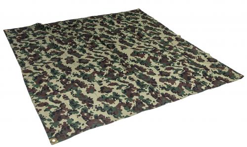 Romanian Plash-palatka Rain Cape/Shelter Half, Camouflage, Surplus.