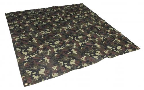 Romanian Plash-palatka Rain Cape/Shelter Half, Camouflage, Surplus.