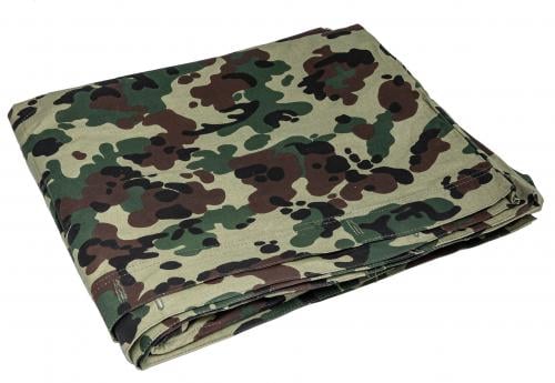 Romanian Plash-palatka Rain Cape/Shelter Half, Camouflage, Surplus.