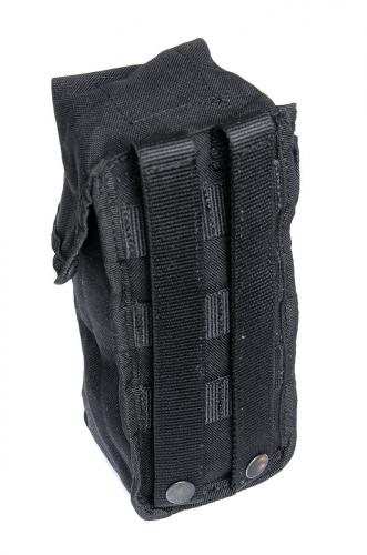 Dutch General Purpose Pouch, Small, Black, Surplus. A regular PALS attachment system.