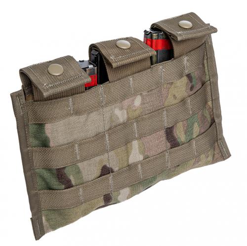 US MOLLE II bandoleer pouch for three magazines, surplus US MOLLE II bandoleer pouch for three magazines, surplus