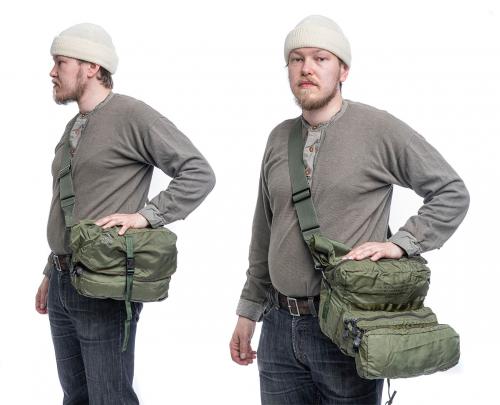 US M3 Combat Lifesaver Bag, Olive Drab, Surplus.