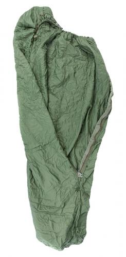 US IMSS Modular Sleeping Bag System, black/green, w. UCP Gore-Tex cover, surplus.