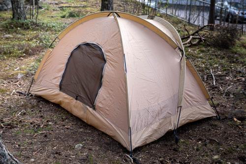 US Two-person Tent, Woodland, surplus.