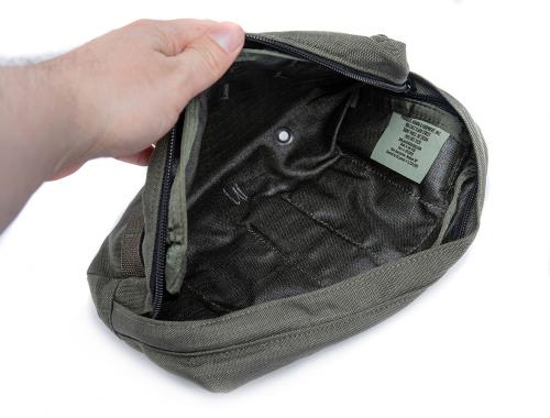 Paraclete Horizontal General Purpose Pouch, Medium, Smoke Green, surplus. 