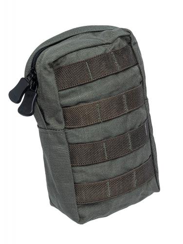 Paraclete Upright General Purpose Pouch, Medium, Smoke Green, surplus Paraclete Upright General Purpose Pouch, Medium, Smoke Green, surplus