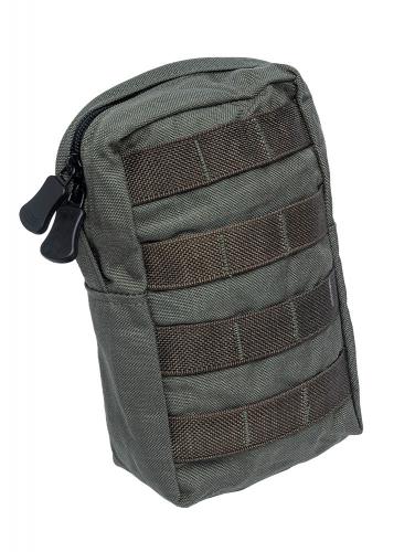 Paraclete Upright General Purpose Pouch, Medium, Smoke Green, surplus