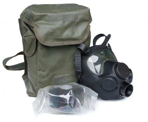 French ARF-A Gas Mask with Carrier Bag, Surplus.