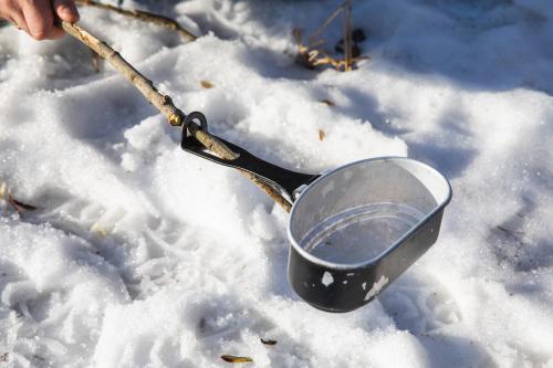 Swiss Three Piece Mess Kit, Aluminum, Surplus.