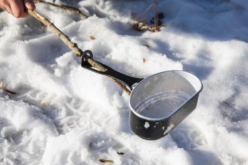 Swiss Three Piece Mess Kit, Aluminum, Surplus. 