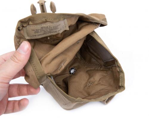 US MOLLE IFAK pouch / 100 Round Utility Pouch, Coyote Brown, surplus. 