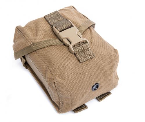 UGSI MOLLE II IFAK A-1 First Aid Utility Pouch w/ Tan QR Buckle Coyote Brown LN