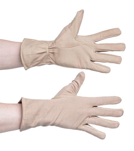 Dutch Flight Gloves, Leather/Nomex, Surplus Dutch Flight Gloves, Leather/Nomex, Surplus