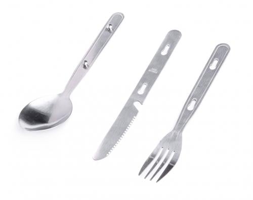 AB Field Cutlery Set, Three-piece, Stainless Steel. 